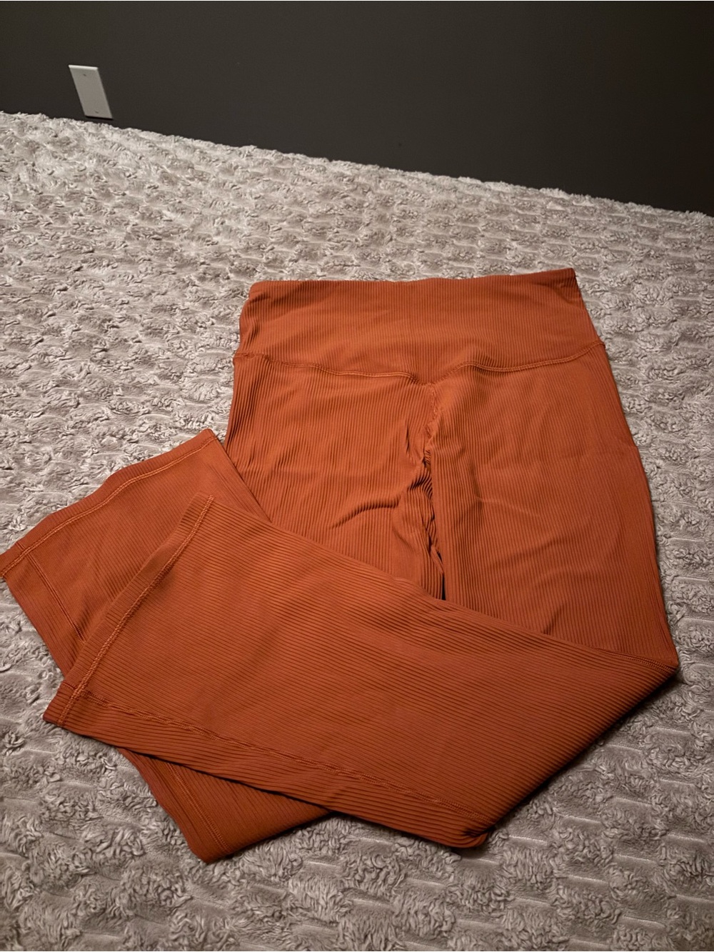 Athleta Cropped Ribbed Flare Pants
